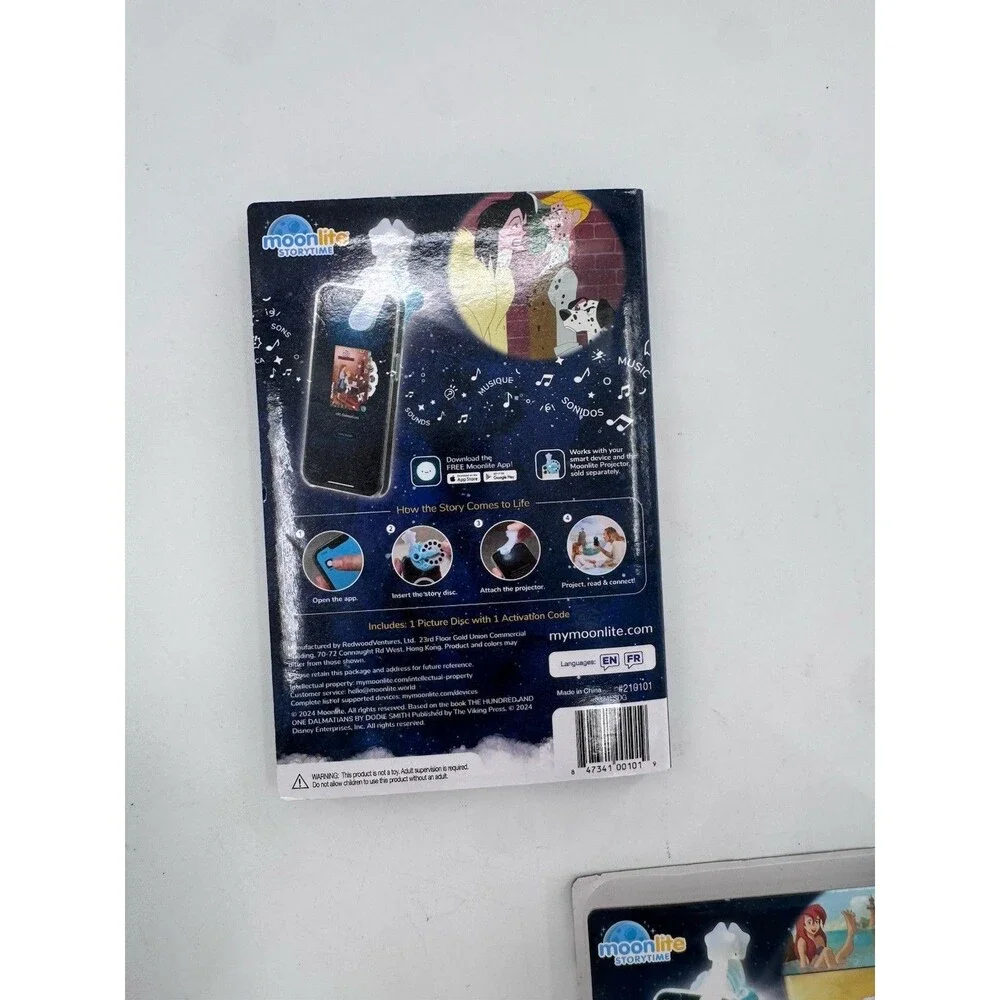 Disney Moonlite Story Reel Storytime Projector Lot of 3 Fast Shipping